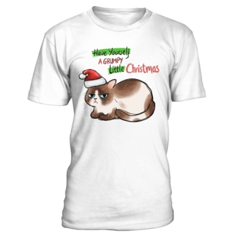 Funny Cat Christmas Have a Grrumpy Little Christmas