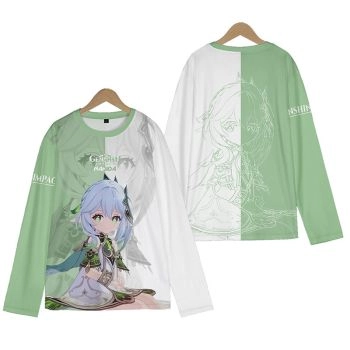 Noble Genshin Impact Nahida Anime Long-Sleeved T-Shirt