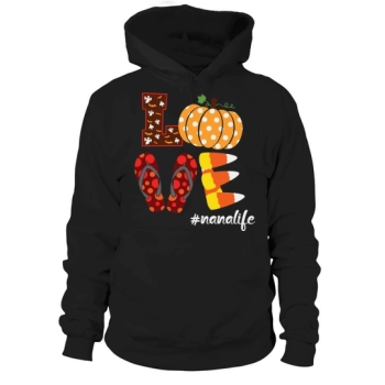 Love Halloween Candy Corn Flip Hoodies