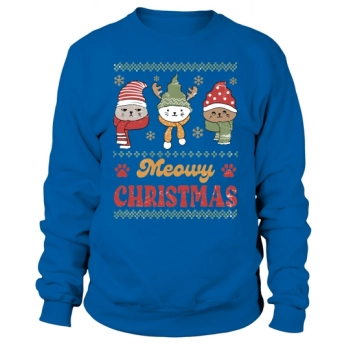 Meowy Christmas Ugly Sweatshirt