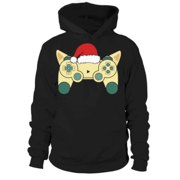 Gamer Indoors Cat Game Controller Hoodies