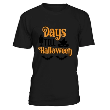 Days Till Halloween Shirt Halloween Costume