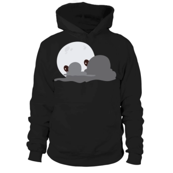 Full Moon with Clouds Halloween 2022 Hoodie