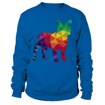 French Bulldog Gay Pride LGBT Rainbow Flag LGBTQ Sweatshirt