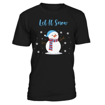 Snowman Let It Snow Christmas