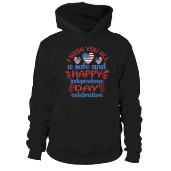 Wishing you all a safe and happy Independence Day Hoodies