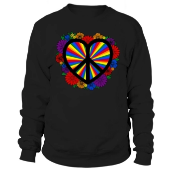 Peace Love LGBT Pride Month Sweatshirt