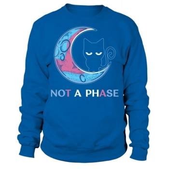 Not a Phase Cat Moon Sweatshirt