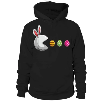 Happy Easter Day Bunny Egg Funny Boys Girls Kids Easter Hoodies