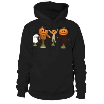 Halloween Pumpkin Scarecrow Hoodies