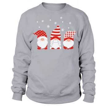 Christmas Object Gnomes With Santa Sweatshirt