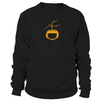 HALLOWEEN PUMPKIN MONOGRAM MASK Sweatshirt