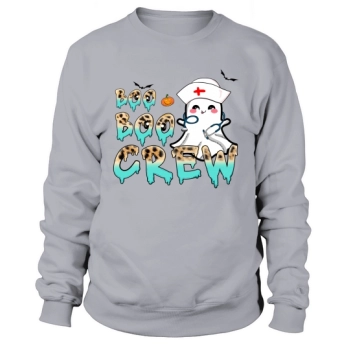 Halloween Nurse Boo Boo Crew Sublimation Sweatshirt