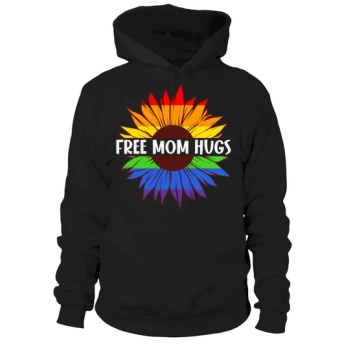 Free Mom Hugs LGBT Daisy Hoodies