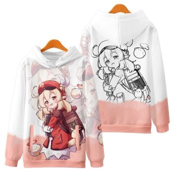 Fashion Genshin Impact Klee Anime Hoodie