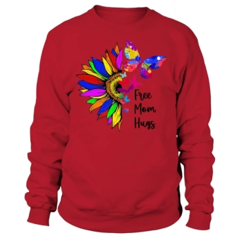 Free Mom Hugs LGBT Pride Sweatshirt