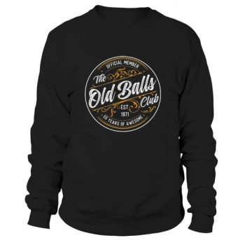 Mens Old Balls Club 50th Birthday Sweatshirt