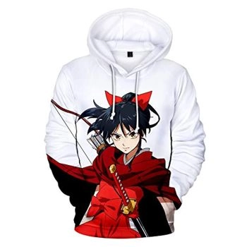 Yashahime: Princess Half-Demon Hoodies &#8211;  Inuyasha Moroha Pullover Hooded Sweatshirt