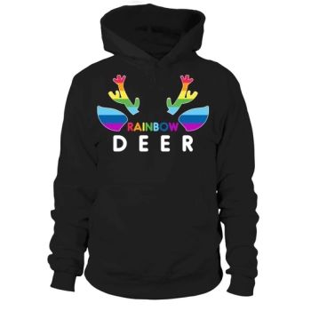 Rainbow Deer Pride Hoodies