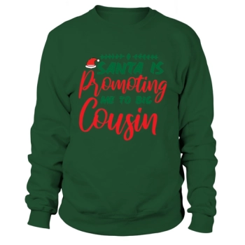 Santa Is Promoting Me To Big Cousin Sweatshirt