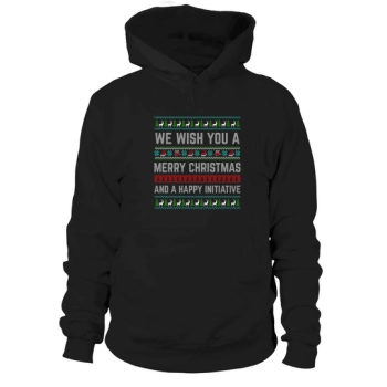 We wish you a Merry Christmas and a Happy Initiative Hoodies