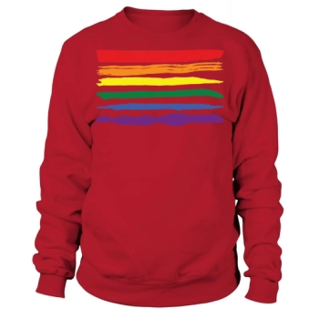 LGBTQ Flags Painting Colors Support Love Sweatshirt