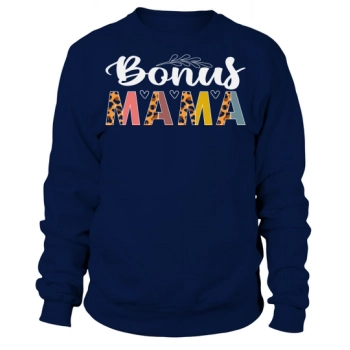 Blessed Mama Leopard Mother's Day Sweatshirt