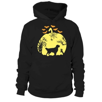 Golden Retriever in Pumpkin Funny Halloween Hoodies