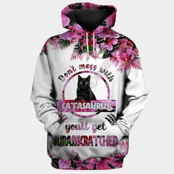 Street White Pink Dog Pattern Animals Hoodie