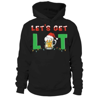 Christmas Funny Pajamas Lets Get Hoodies