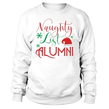 Christmas Naughty List Alumni Sweatshirt