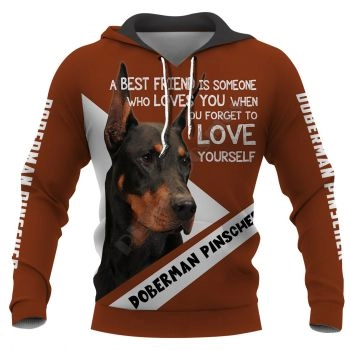 Street Brown Dog Pattern Animals Hoodie