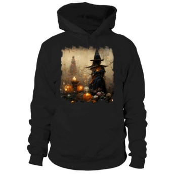 Halloween Night of a Witch Halloween Hoodies