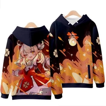 Simple Genshin Impact Anime Game Klee Hoodie