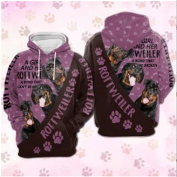 Vintage  Purple Dog Pattern Animals Hoodie