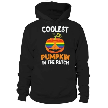 Coolest Pumpkin In Patch Halloween LGBT Hoodies