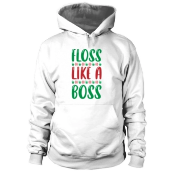 Floss like a boss Christmas Hoodies