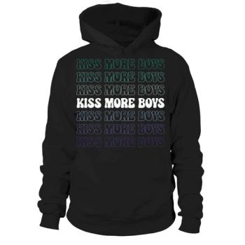 Kiss More Boys Gay Pride Hoodies