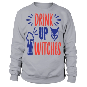 Halloween Drink Up Witches Sweatshirt