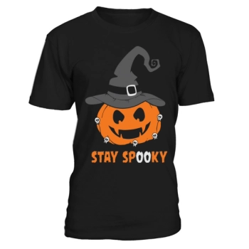 Stay Spooky Halloween Pumpkin Witch