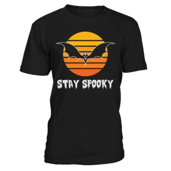 Stay Spooky Halloween Bat Flying