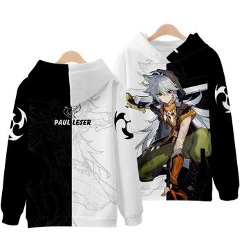 Fashion Genshin Impact Anime Game Razor Pinkred Hoodie