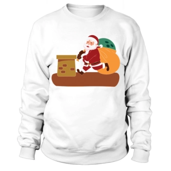 Christmas Sport Santa Gift Bowling Ball Sweatshirt