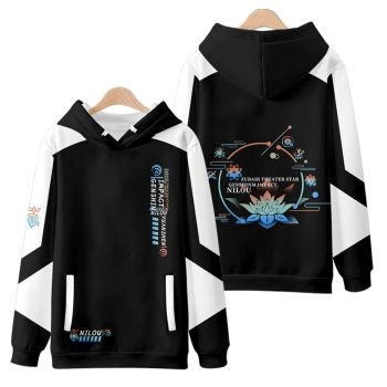 Beautiful Genshin Impact Nilou Anime Black Hoodie