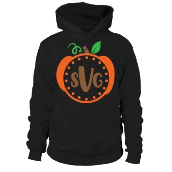 Pumpkin Monogram (8) Hoodies