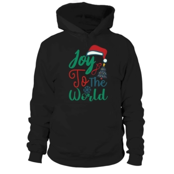 Joy to the world merry christmas Hoodies