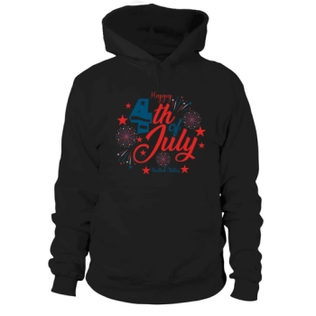 Happy 4th Of July United States Hoodies