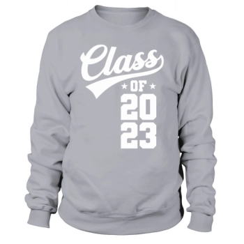 Class Of 2023 Senior 23 Graduation Vintage School Sweatshirt