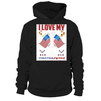 Fireworks and Freedom 4th Of July Hoodies