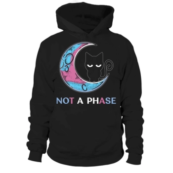 Not a Phase Cat Moon Hoodies